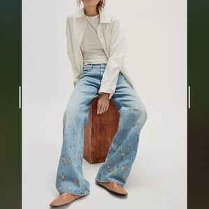 Mother The Bookie Heel Bootcut Jeans in Righteous Gemstone Size 26